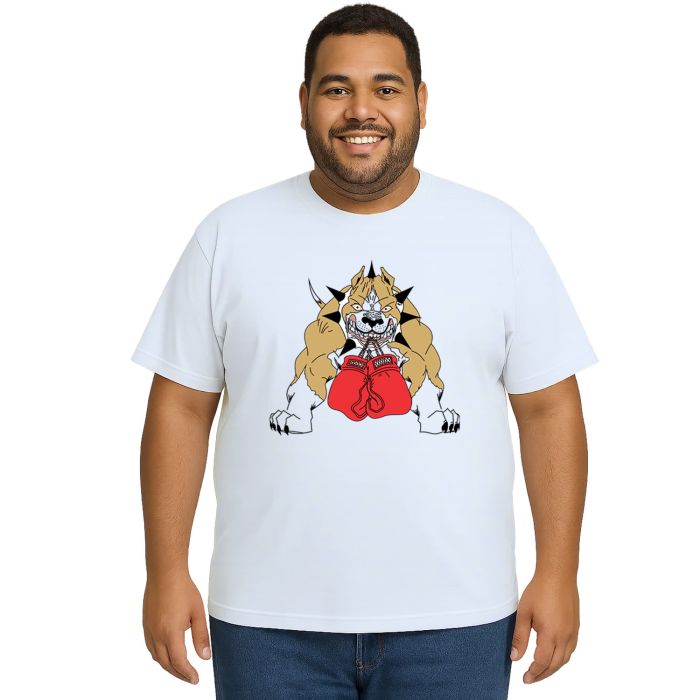 Camiseta Cachorro Pit Bull Boxe Estampa Personalizada