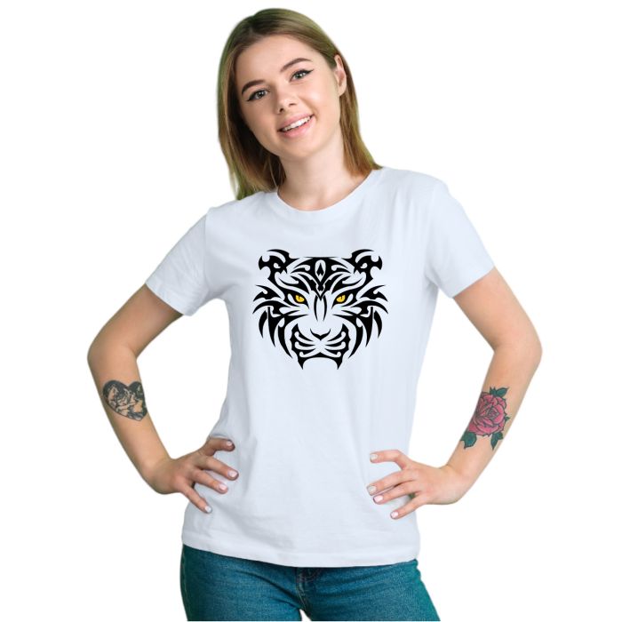 Camiseta Tribal Tigre Selva Estampa Personalizada