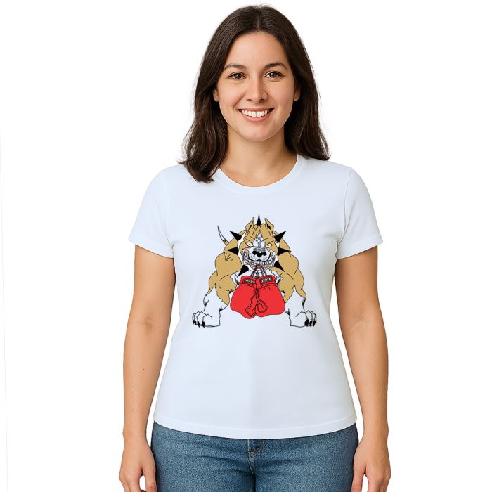 Camiseta Cachorro Pit Bull Boxe Estampa Personalizada