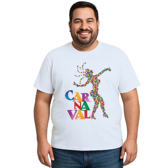 Camiseta Carnaval Sambista Estrelas Personalizada