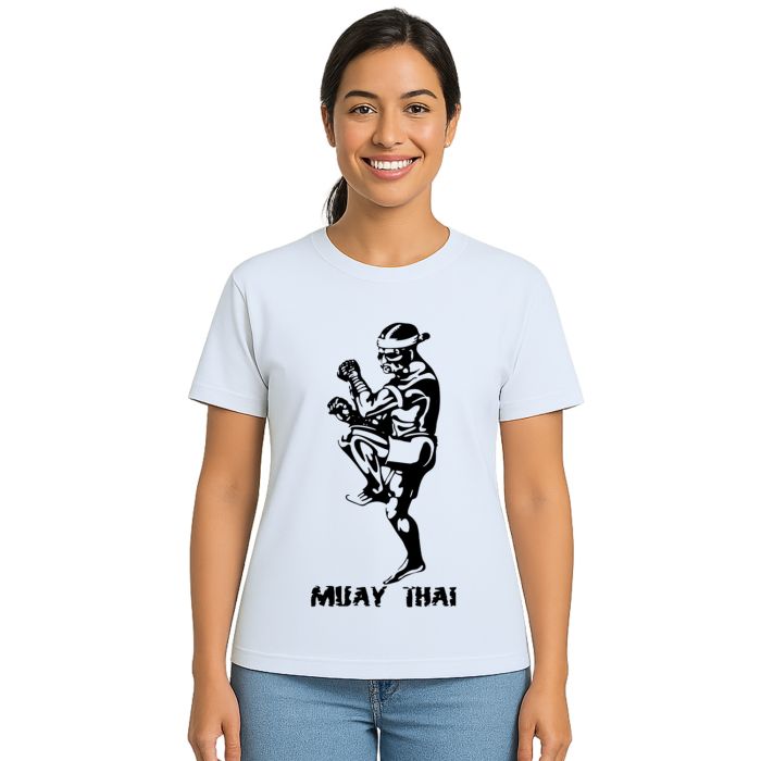 Camiseta Muay Thai Lutador Estampa Personalizada