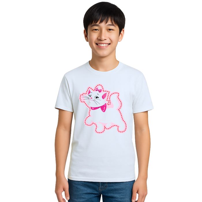 Camiseta Gata Traços Gatinha Pet Estampa Personalizada
