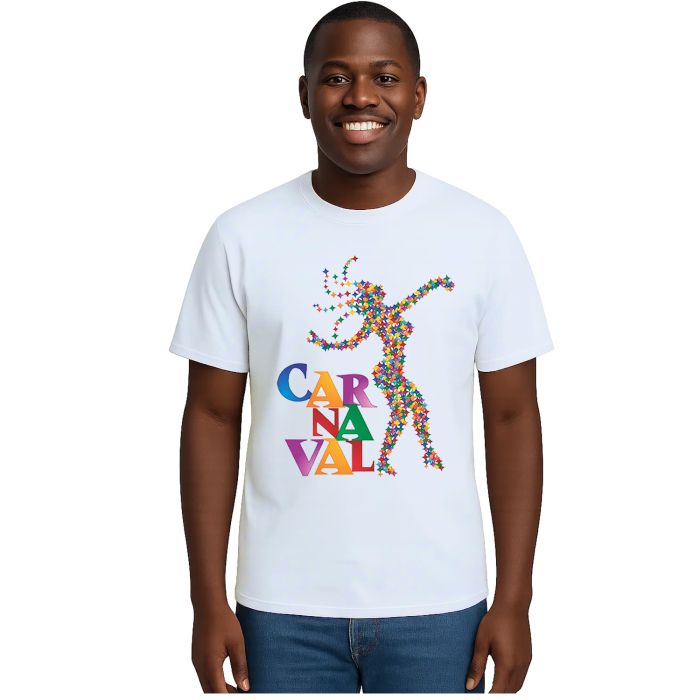 Camiseta Carnaval Sambista Estrelas Personalizada