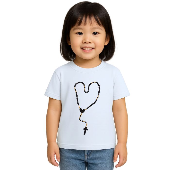 Camiseta Terço Do Rosário Religiosa Personalizada