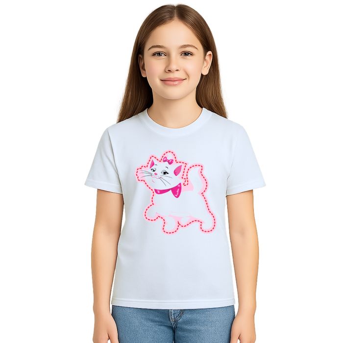 Camiseta Gata Traços Gatinha Pet Estampa Personalizada