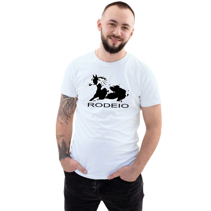 Camiseta Cavalo Rodeio Sertanejo Estampa Personalizada