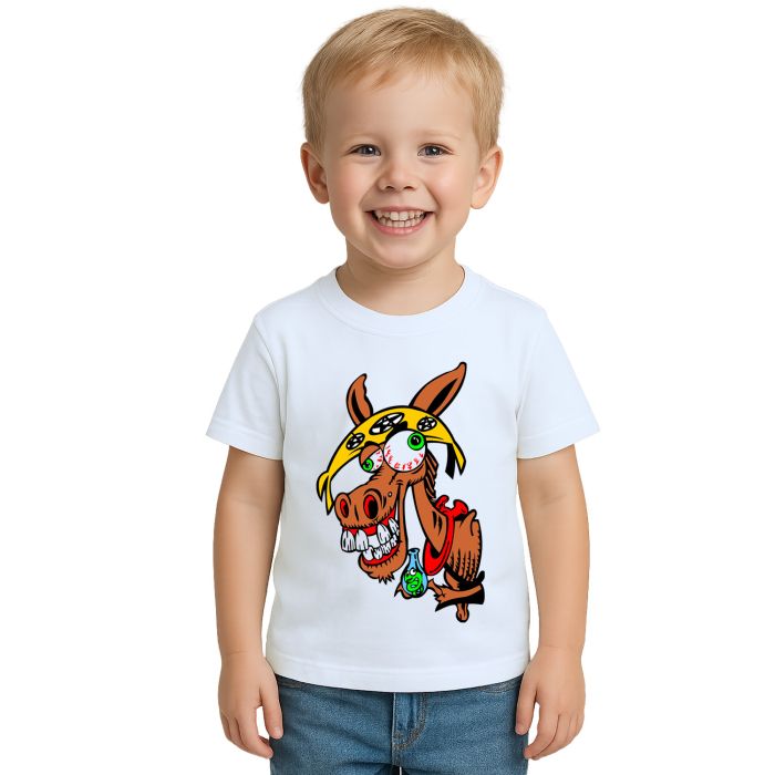 Camiseta Jumento Louco Engraçada Estampa Personalizada