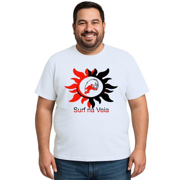 Camiseta Surf Na Veia Surfista Estampa Personalizada