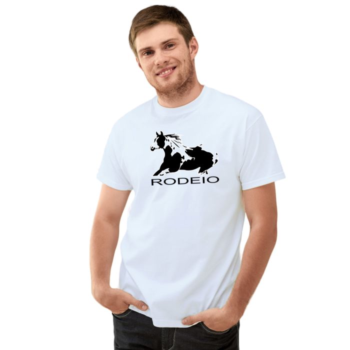 Camiseta Cavalo Rodeio Sertanejo Estampa Personalizada