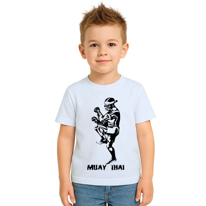 Camiseta Muay Thai Lutador Estampa Personalizada