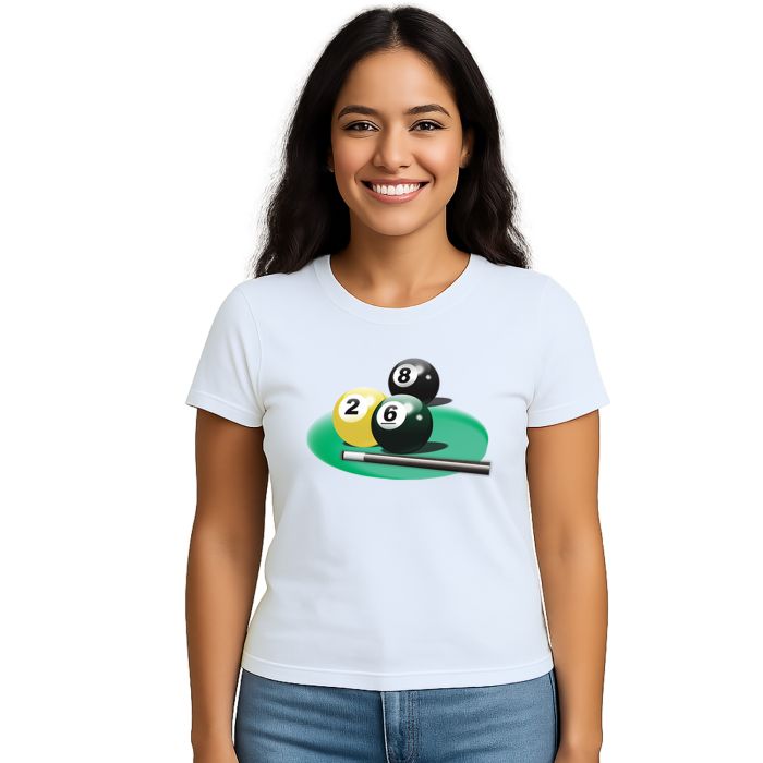 Camiseta Sinuca Snooker Bilhar Estampa Personalizada