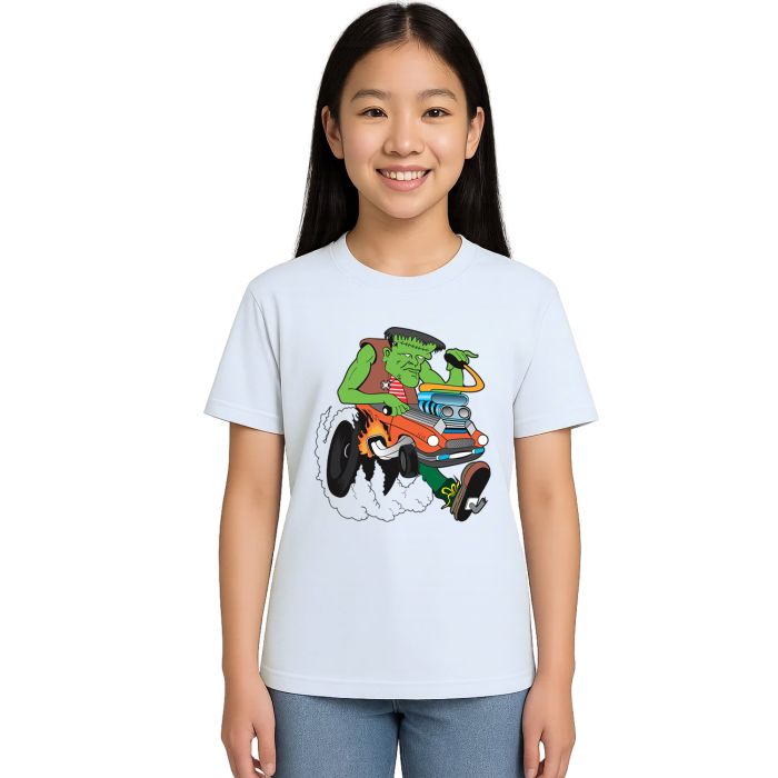 Camiseta Frankenstein Dragster Estampa Personalizada