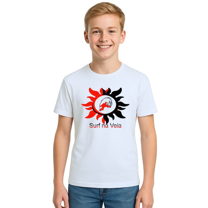 Camiseta Surf Na Veia Surfista Estampa Personalizada