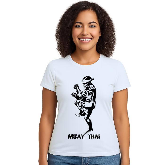 Camiseta Muay Thai Lutador Estampa Personalizada
