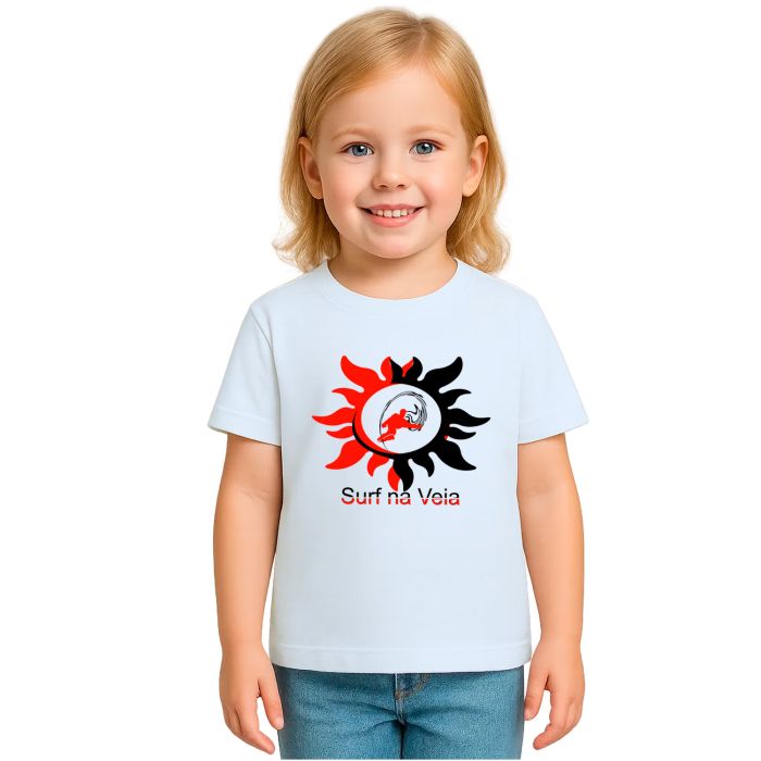 Camiseta Surf Na Veia Surfista Estampa Personalizada