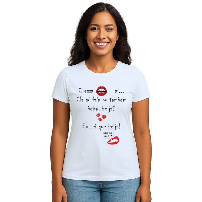 Camiseta Essa Boca Aí Beija Carnaval Personalizada