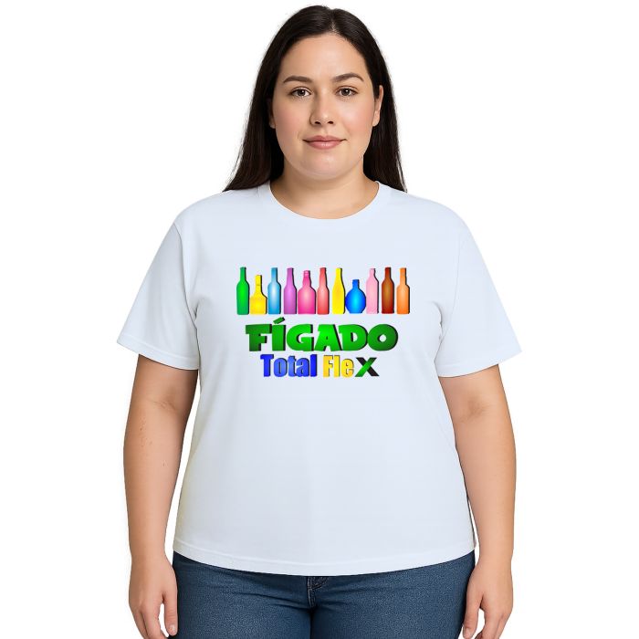 Camiseta Fígado Total Flex Estampa Personalizada