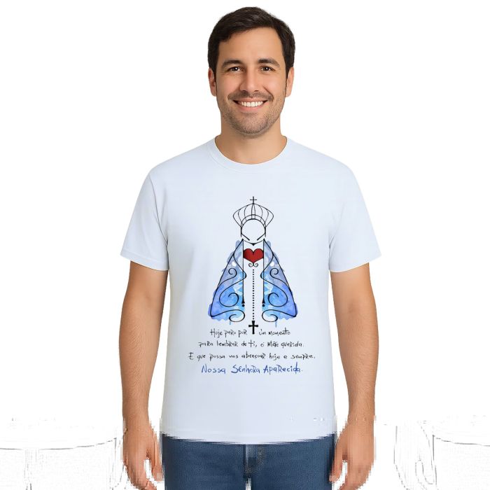 Camiseta Nossa Senhora De Aparecida Mãe Personalizada