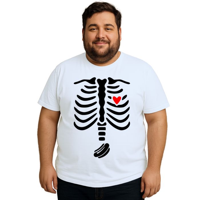 Camiseta Esqueleto Raio X Hot Dog Estampa Personalizada