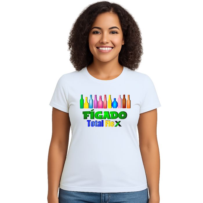 Camiseta Fígado Total Flex Estampa Personalizada