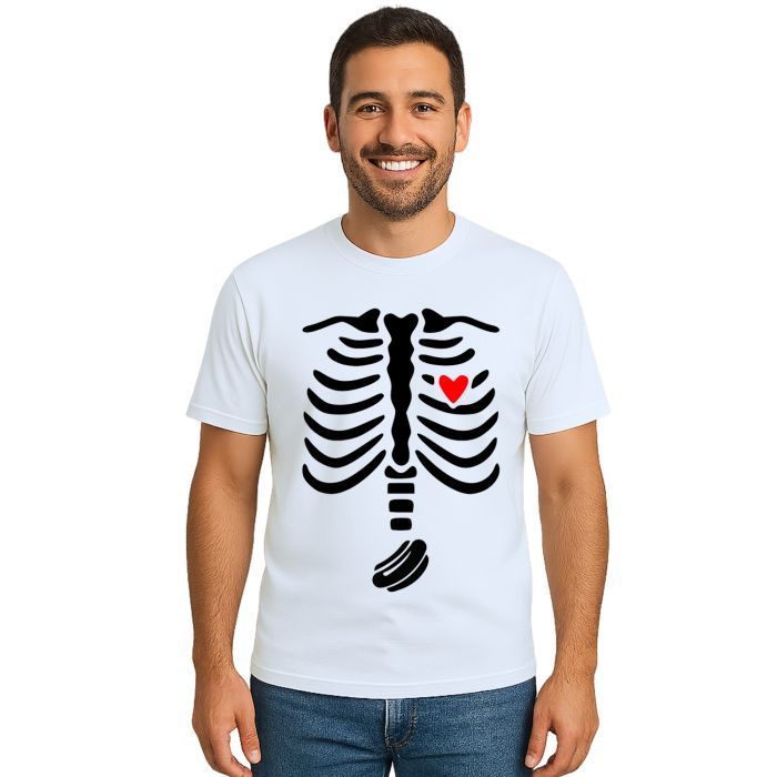 Camiseta Esqueleto Raio X Hot Dog Estampa Personalizada