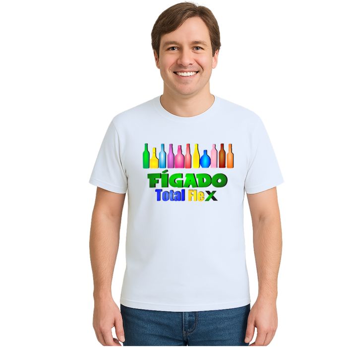 Camiseta Fígado Total Flex Estampa Personalizada