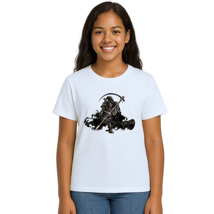 Camiseta A Morte Gótica Dark Estampa Personalizada