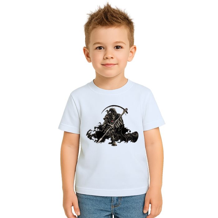 Camiseta A Morte Gótica Dark Estampa Personalizada