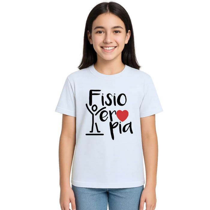 Camiseta Fisioterapia Universitária Estampa Personalizada