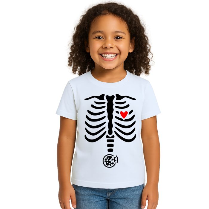 Camiseta Esqueleto Raio X Pizza Estampa Personalizada