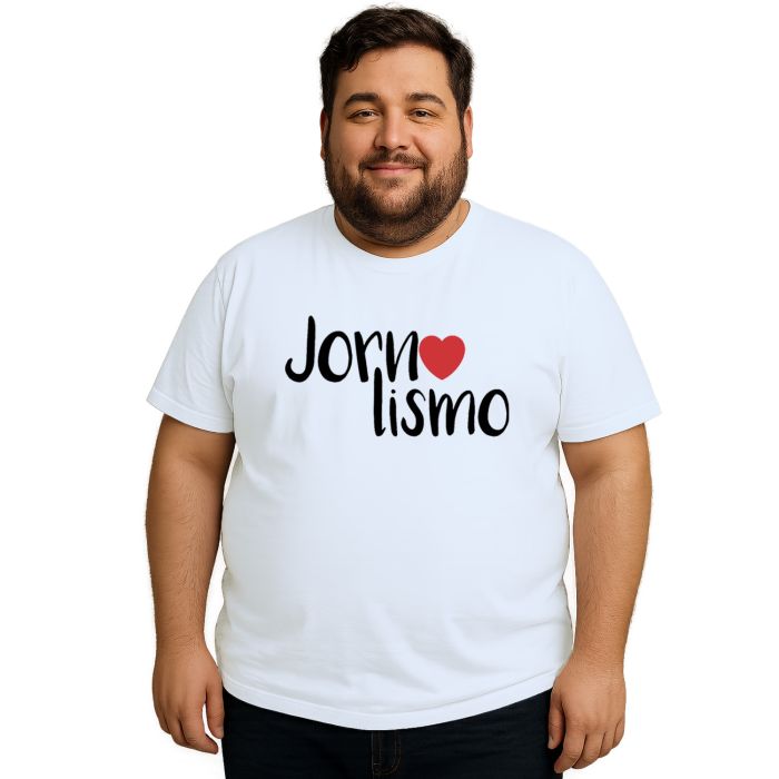 Camiseta Jornalismo Universitária Estampa Personalizada