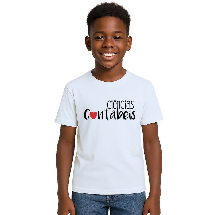 Camiseta Ciências Contábeis Universitária Personalizada