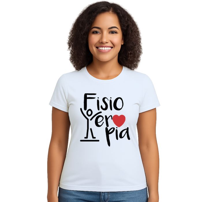Camiseta Fisioterapia Universitária Estampa Personalizada