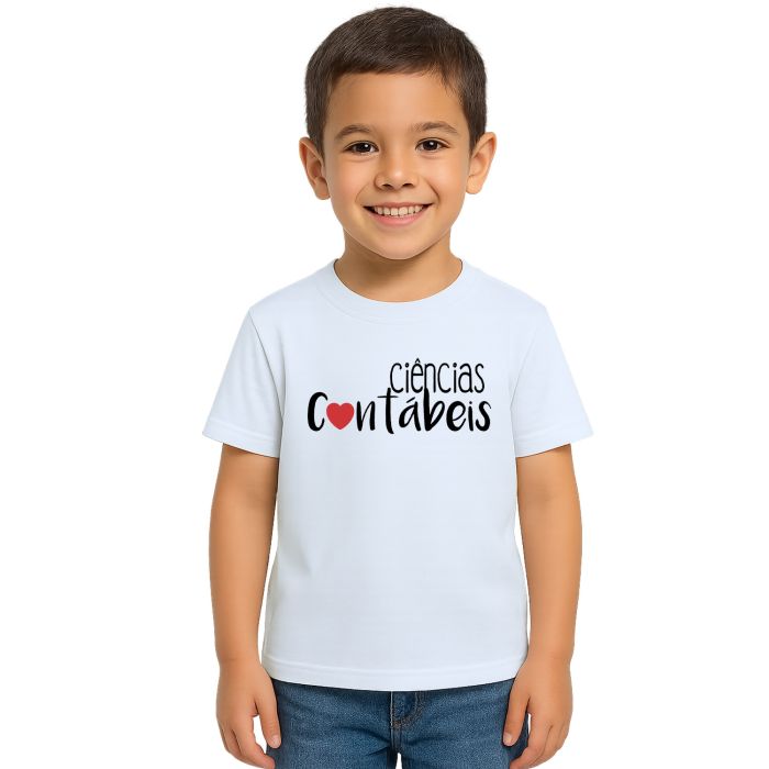 Camiseta Ciências Contábeis Universitária Personalizada