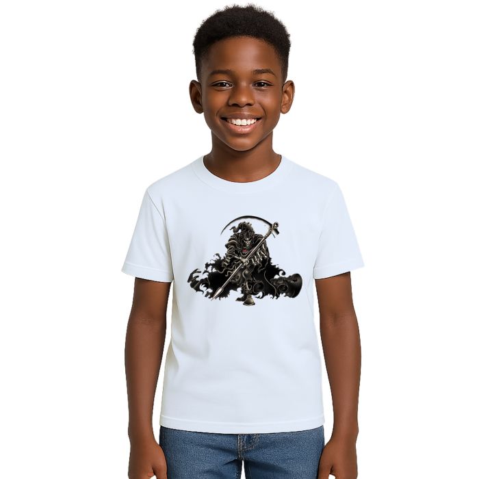 Camiseta A Morte Gótica Dark Estampa Personalizada