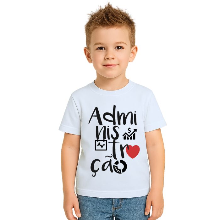 Camiseta Administração Universitária Personalizada