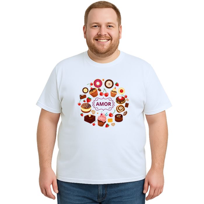 Camiseta Doçaria Bolinhos com Amor Personalizada