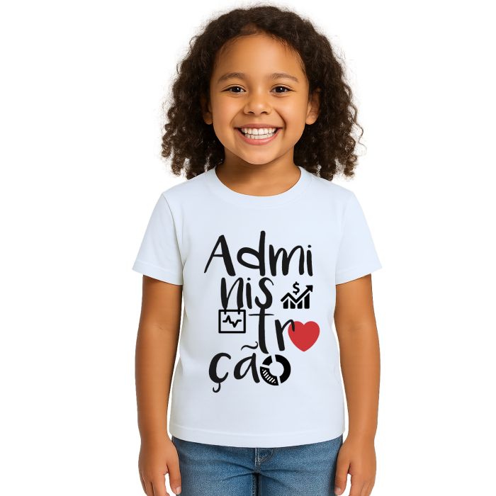 Camiseta Administração Universitária Personalizada