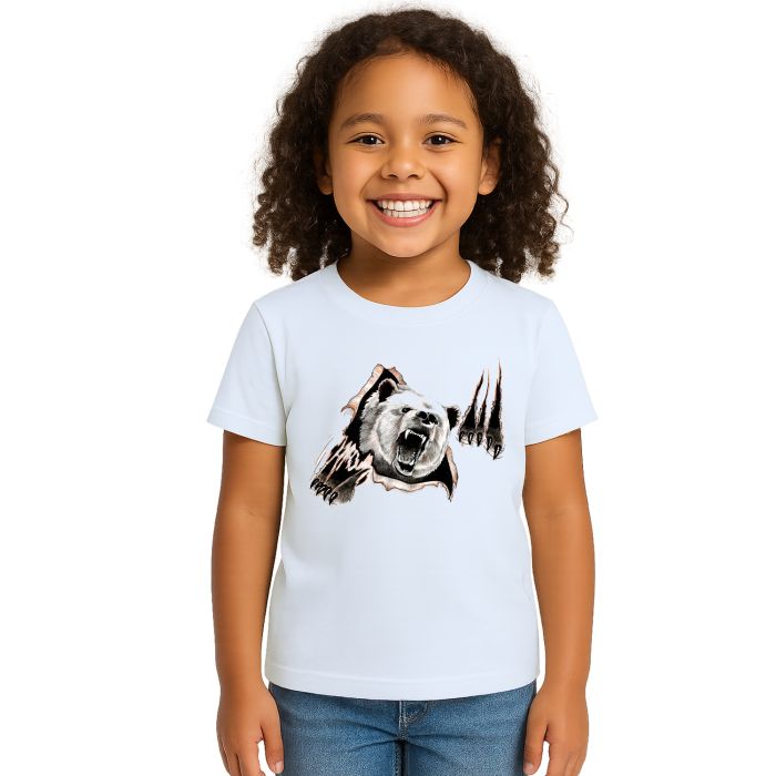 Camiseta Urso Attack Animal Estampa Personalizada