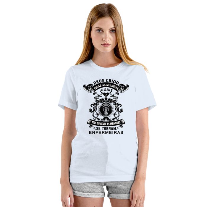Camiseta Melhores Enfermeiras Estampa Personalizada