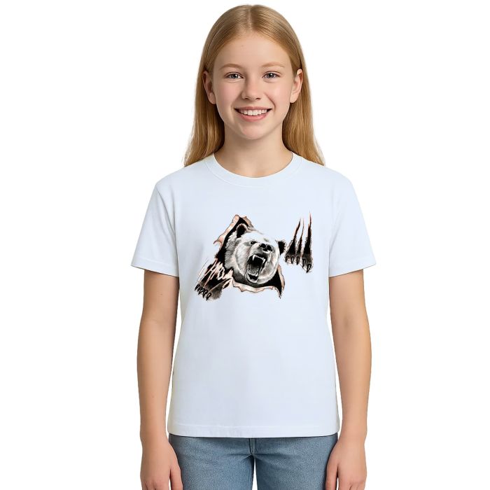 Camiseta Urso Attack Animal Estampa Personalizada