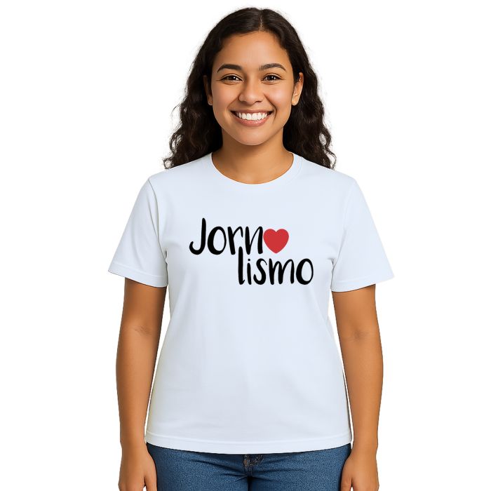 Camiseta Jornalismo Universitária Estampa Personalizada