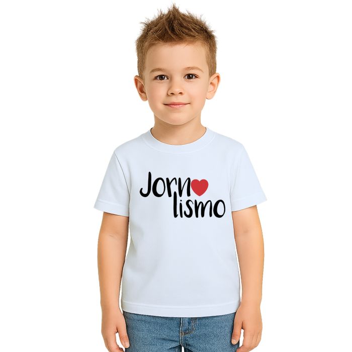 Camiseta Jornalismo Universitária Estampa Personalizada