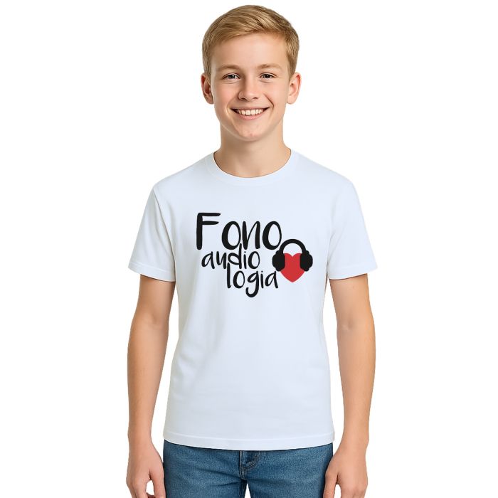 Camiseta Fonoaudiologia Universitária Personalizada