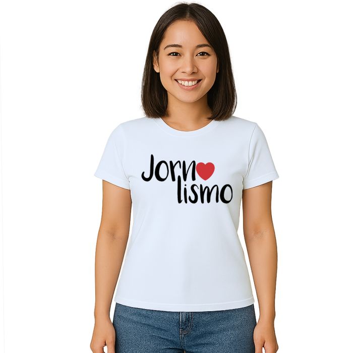 Camiseta Jornalismo Universitária Estampa Personalizada