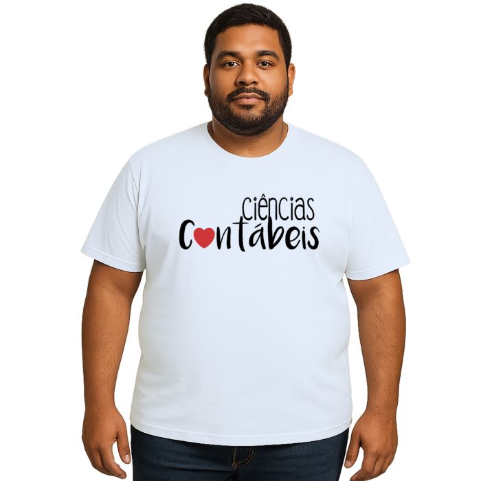 Camiseta Ciências Contábeis Universitária Personalizada
