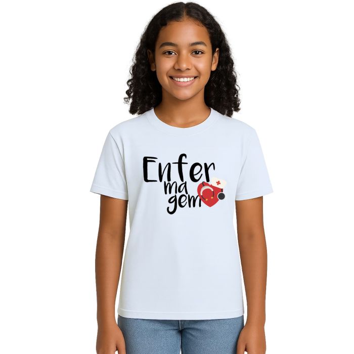 Camiseta Enfermagem Estetoscópio Estampa Personalizada