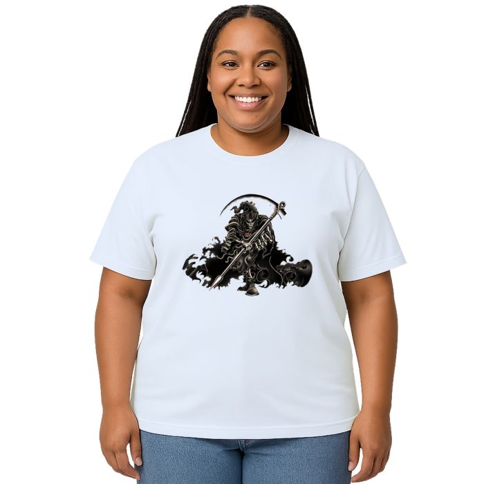 Camiseta A Morte Gótica Dark Estampa Personalizada