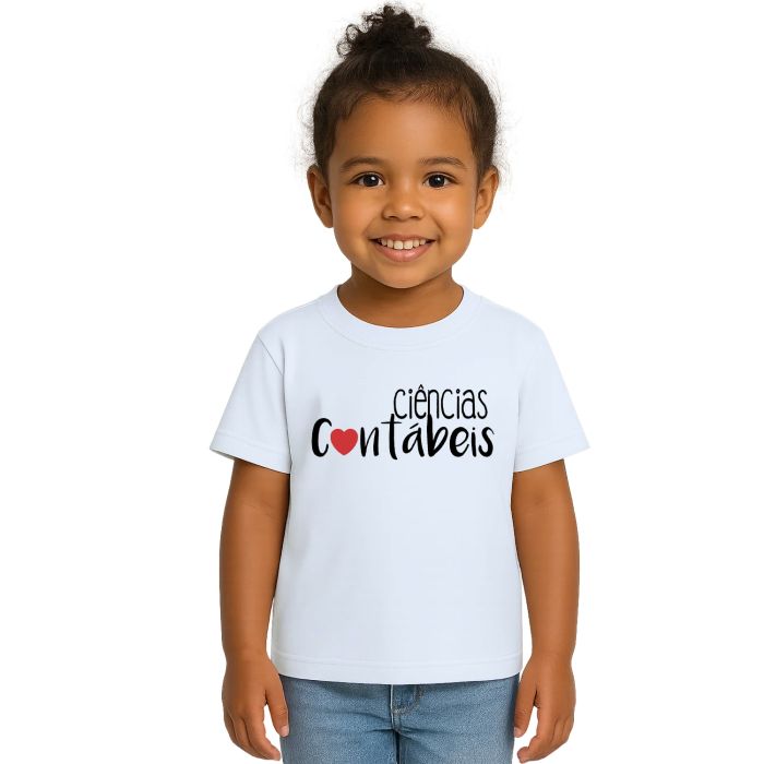 Camiseta Ciências Contábeis Universitária Personalizada