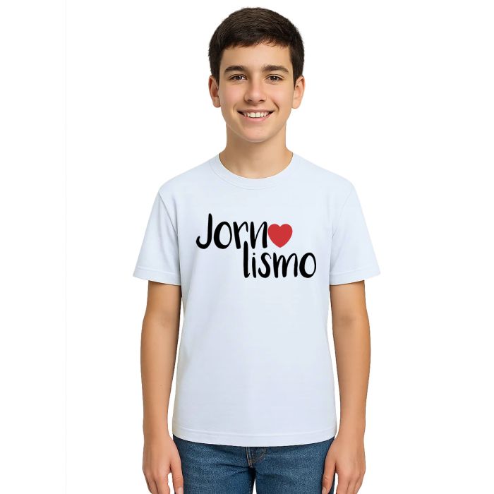 Camiseta Jornalismo Universitária Estampa Personalizada